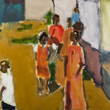 Liberian Children Orange (I)